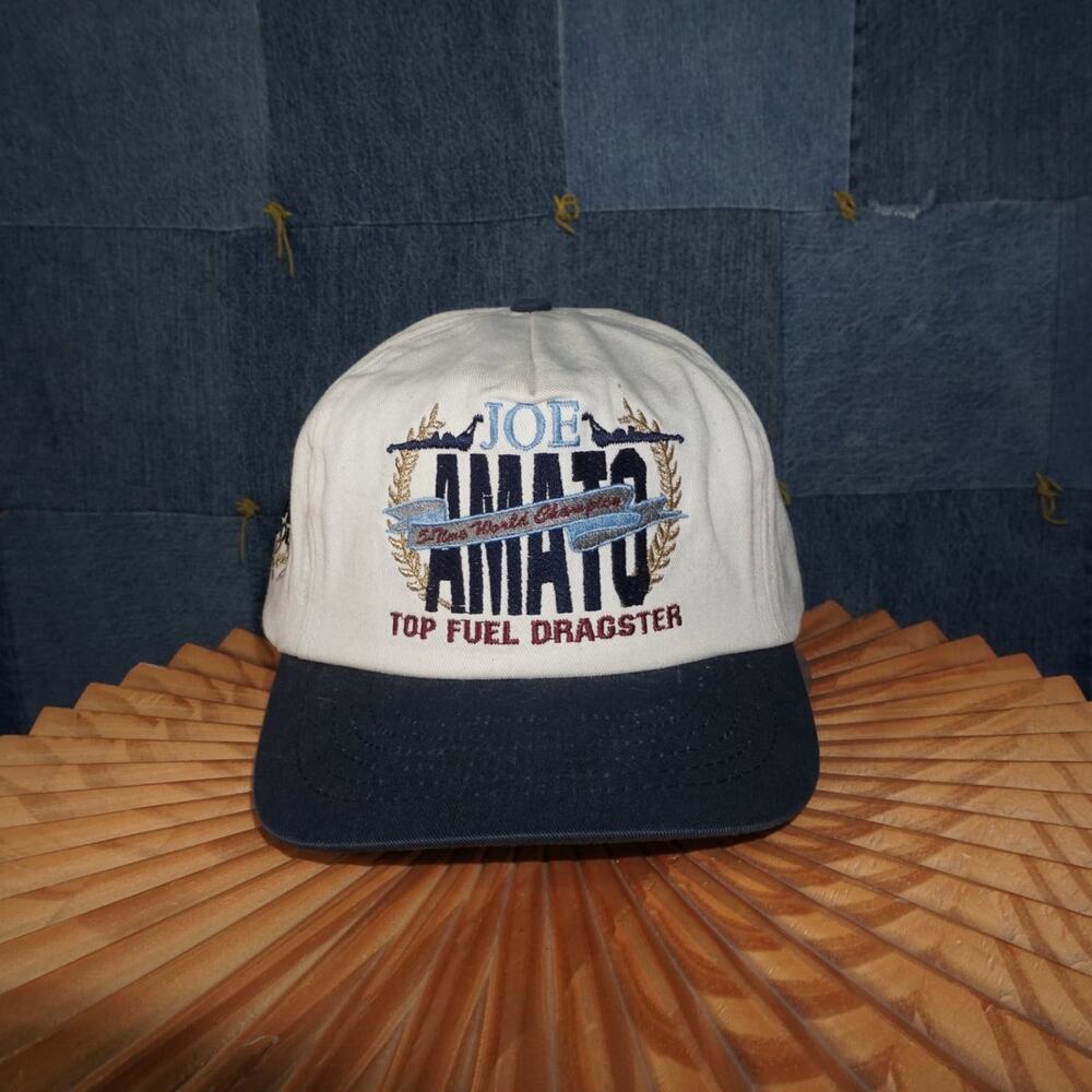 OSFA - Vintage Y2K Nhra Hats joe amato top fuel dragster